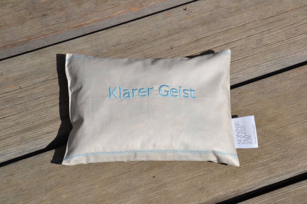 Mentalkissen: Kräuterkissen mit Spruch BIO